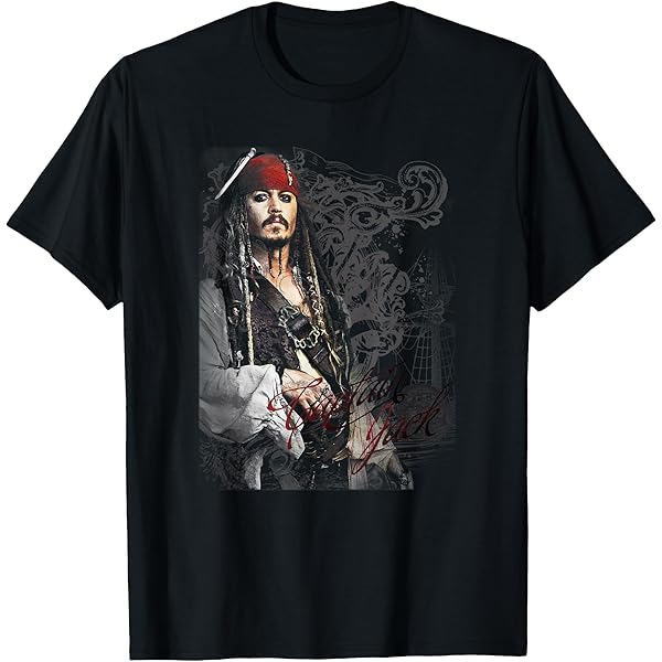Pirates of The Caribbean ジャック スパロウ Tシャツ★ Amazon.com: Pirates of the Caribbean - Jack Sparrow T-Shirt